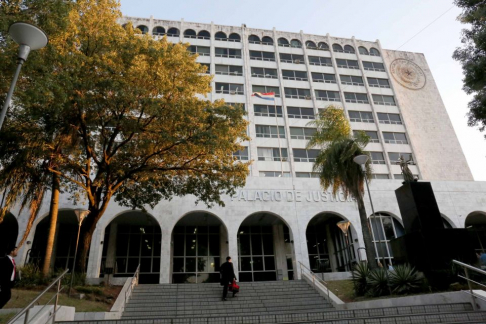 Fachada Palacio de Justicia de Asunción