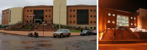 Fachada de la sede judicial de Concepción.