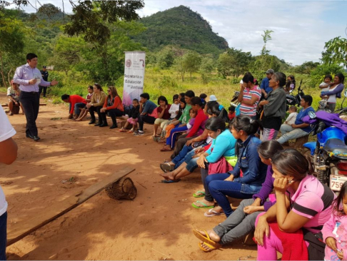 El taller educativo El Juez que yo quiero fue impartido a las etnias Pa'i Tavytera