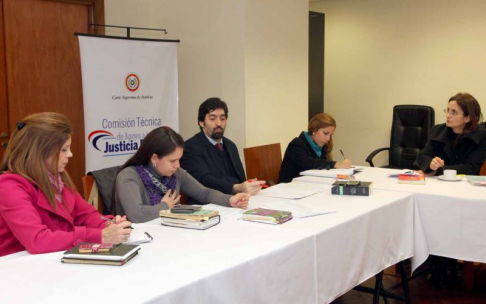 Mesa de trabajo interinstitucional, reunión de la Comisión Técnica de Apoyo a la Justicia Penal.