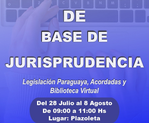 Desde hoy capacitarán sobre el uso de bases de datos jurídicas