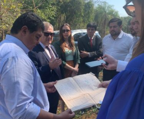 Verifican inmueble donado por municipio de Ypané