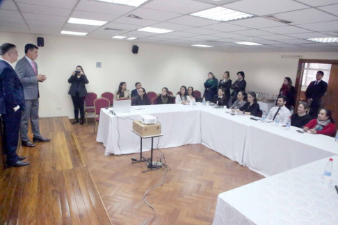 El ministro de la Corte Suprema de Justicia y miembro de la Sala Constitucional, doctor Víctor Ríos Ojeda, encabezó una jornada de capacitación sobre “Interpretación Constitucional”.