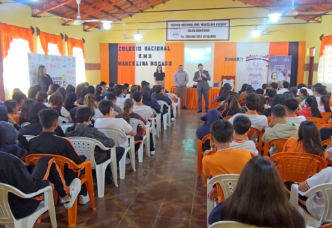 Llevaron a cabo talleres educativos en instituciones de Coronel Bogado.