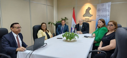 Ministros de la Corte Suprema realizaron jornada de gobierno en Pilar.