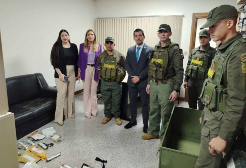 Poder Judicial realiza entrega de evidencias a la Dirección General de Material Bélico.