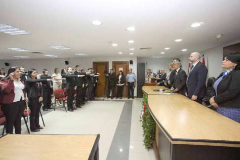 Jornada de trabajo del ministro Ramírez Candia en Coronel Oviedo.