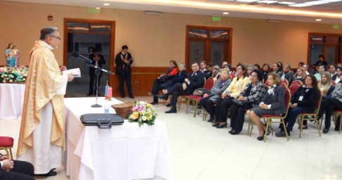 Misa en honor a María Auxiliadora en el Palacio