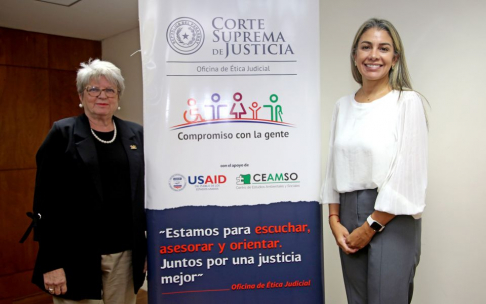 Taller sobre Acuerdos y Compromisos Éticos, impulsado por el Modelo Estándar de Control Interno para las Entidades Públicas del Paraguay (MECIP) y la Oficina de Ética Judicial de la Corte Suprema de Justicia, con el apoyo del CIEJ.