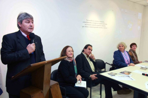 El camarista José Agustín Fernández, director del Museo de la Justicia, hablando sobre la tortura.