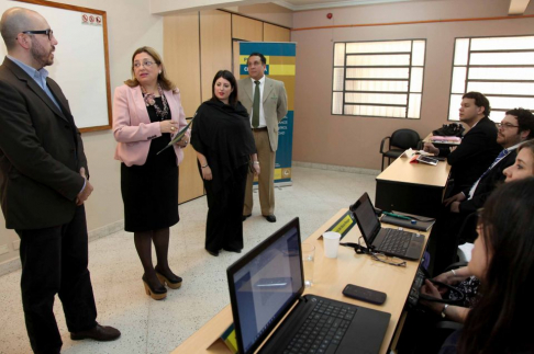 La Maestría Internacional de Derechos Humanos con énfasis en Control de Convencionalidad se llevó a cabo en la sede de Posgrado de la Universidad Columbia del Paraguay.
