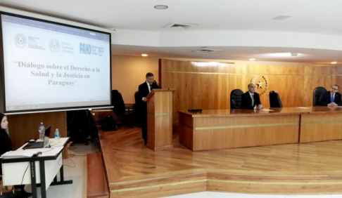 Durante el uso de la palabra el ministro Manuel Ramírez Candia expresó a los participantes que el encuentro es de utilidad para que en el futuro se pueda cumplir mejor con las funciones y para comprender el impacto en cuanto al presupuesto necesario.
