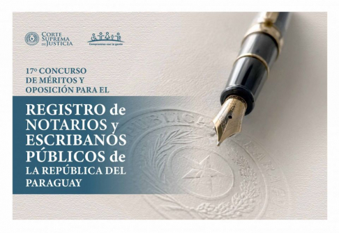 Corte Suprema socializa el listado de registros notariales vacantes.