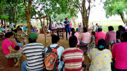 Las asambleas comunitarias se realizaron en esta ocasión en la Circunscripción de Canindeyú.