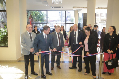 Habilitaron mejoras en oficinas del Archivo de Protocolos Notariales del Poder Judicial.