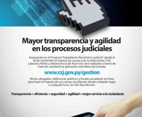 Afiche de la implementación del sistema