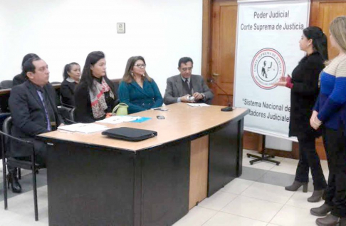 La actividad se desarrolló en el Palacio de Justicia de Pedro Juan Caballero.