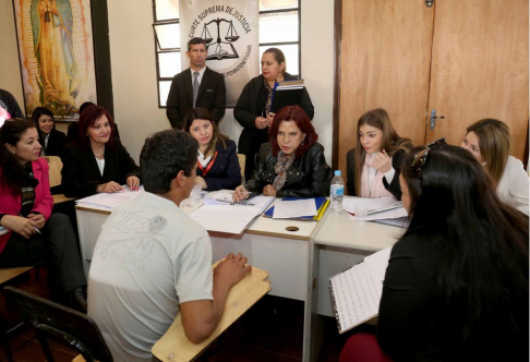 La Dirección de Supervisión de Penitenciarías acompañó la visita.