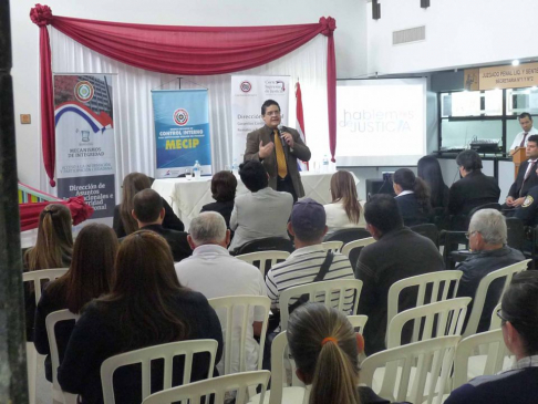 Licenciado, Juan Zaracho en referencia a la ponencia, Integridad Judicial.