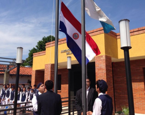 Acto de inauguración del nuevo Juzgado de Paz de Belén.