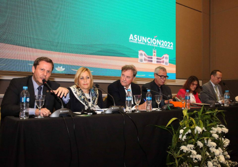 El vicepresidente de la CSJ, doctor Alberto Martínez Simón, en el Conversatorio sobre jueces y la responsabilidad civil.