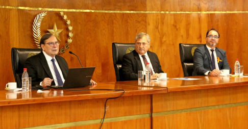 Ministro Eugenio Jiménez Rolón, como coordinador, participó en la 18ª jornada del curso de formación en Argumentación Jurídica.