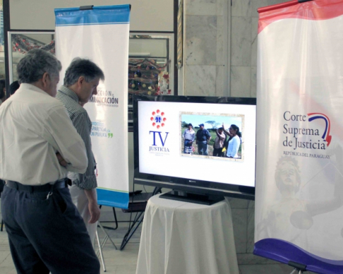 Presentación de la TV Justicia.
