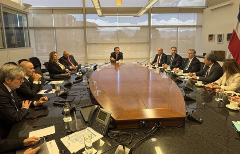 El Presidente de la Corte Suprema, Dr. César Diesel se reunió con el titular de la Corte IDH.