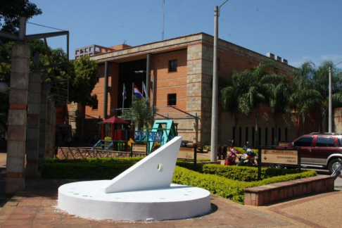 Fachada del Palacio de Justicia de Villarrica.