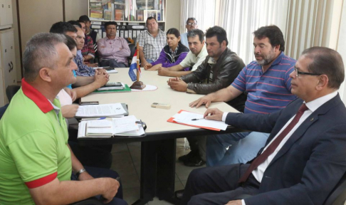 El Superintendente General de Justicia, Rafael Monzón se reunió con representantes de la Coordinadora Nacional Intersectorial.