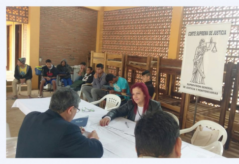 Días pasados la Dirección de Supervisión de Justicia y Penitenciaría de la Corte Suprema de Justicia asistió a las personas privadas de libertad del Centro Educativo Sembrador de la ciudad de Villarrica.