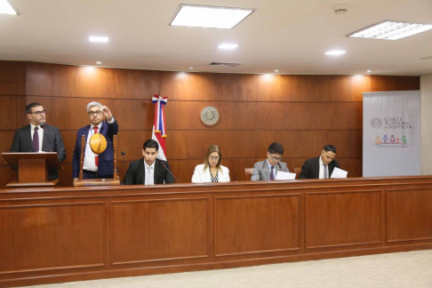 Sorteo de preopinantes de la Sala Constitucional