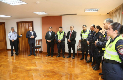 Corte Suprema homenajeó a efectivos policiales del Poder Judicial