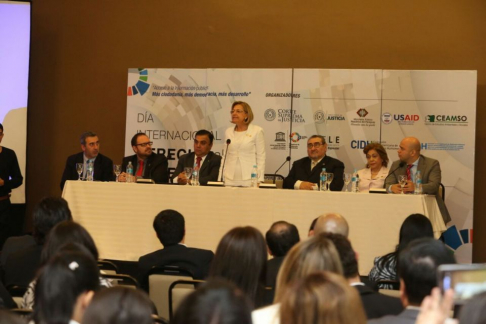 La presidenta de la Corte Suprema de Justicia, doctora Alicia Pucheta, dio inicio a la jornada.