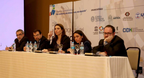 Derecho a la información y los recursos para hacerlo efectivo.  Tema del panel II.