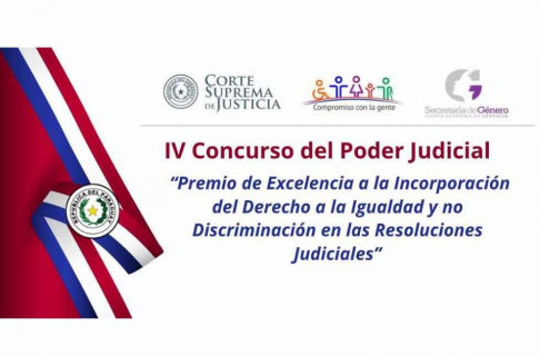 IV Concurso sobre incorporación del derecho a la igualdad y no discriminación en las resoluciones judiciales.