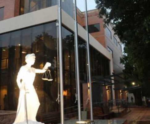 Fachada del Juzgado de Primera Instancia de Caaguazú.