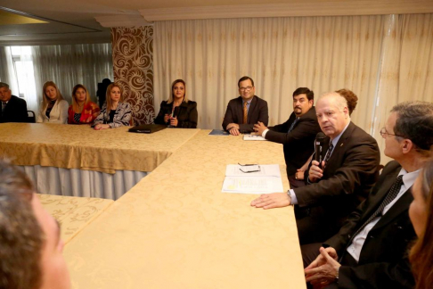 El titular de la máxima instancia judicial, ministro Luis María Benítez Riera, estuvo participando de las jornadas de planificación y fortalecimiento.