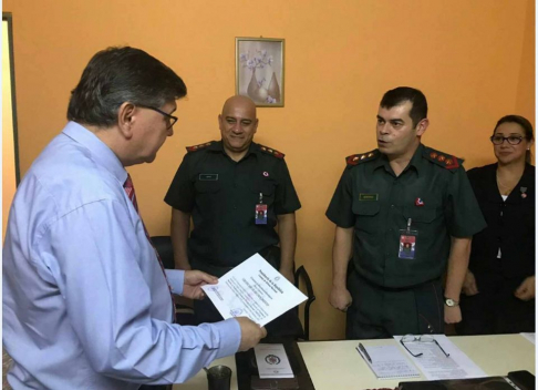 El titular del Consejo de Administración de la Circunscripción Judicial de Presidente Hayes, doctor Oscar Rodríguez Kennedy, se reunió con estudiantes del Programa de Maestría en Planificación y Conducción Estratégica Nacional.