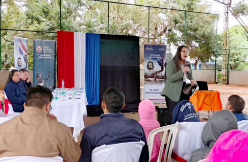 Charlas educativas del Poder Judicial llegaron a Nueva Esperanza y Katueté.