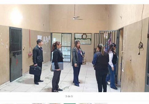 La magistrada Mirna Nisselli Vera Ortiz, jueza Penal de Ejecución de la Circunscripción Judicial de Ñeembucú, realizó visitas penitenciarias a distintos centros de reclusión del país.
