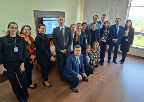 Directores, jefes y responsables de dependencias del Poder Judicial, tras reunión institucional.