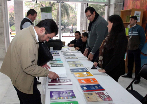 Hall central del Palacio de Justicia de Asunción.