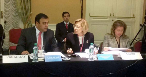 La titular de la Corte, Alicia Pucheta, en el Encuentro sobre el Futuro de la Justicia en Suramérica: ¿Cómo alcanzar Prioridades y Metas?