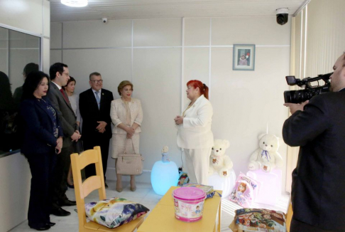 La ministra de la Corte Suprema de Justicia Gladys Bareiro de Módica asistió a la inauguración.