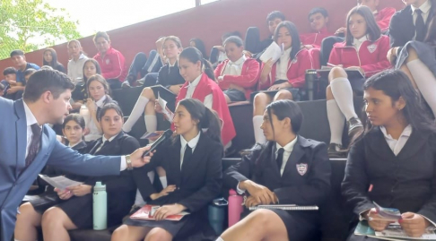 Taller educativo en el Colegio Técnico San José y en la Escuela Básica N° 1379 “Dr. Virgilio Ramón Legal” de la Compañía Mbocaya, en la localidad de General Eugenio A. Garay.
