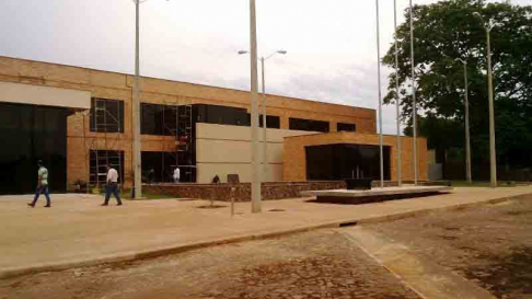 Fachada del nuevo local de los juzgados de Horqueta a ser inaugurado el 19 de diciembre.