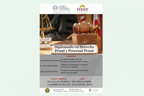 El diplomado se extenderá desde el 2 agosto hasta el 1 de noviembre