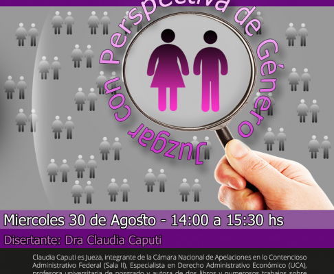 Videoconferencia "Juzgar con Perspectiva de Género".