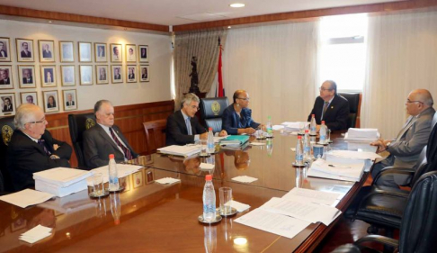 La reunión se desarrolló en la sala de sesiones de la Corte Suprema de Justicia.